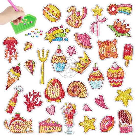 2Pcs Gem Sticker Diamond Art