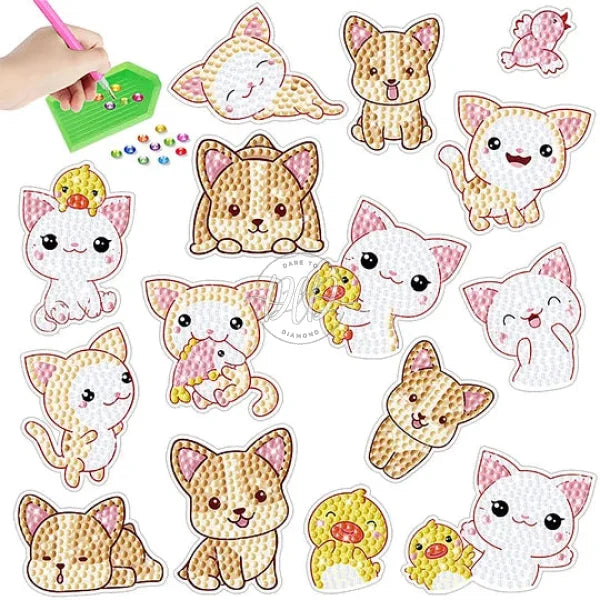 2Pcs Gem Sticker Diamond Art