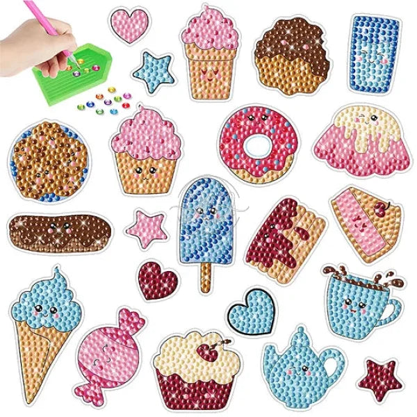 2Pcs Gem Sticker Diamond Art
