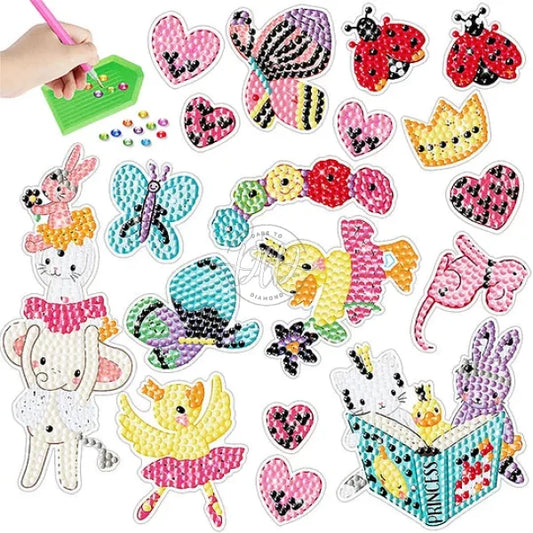 2Pcs Gem Sticker Diamond Art