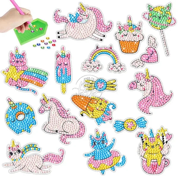 2Pcs Gem Sticker Diamond Art