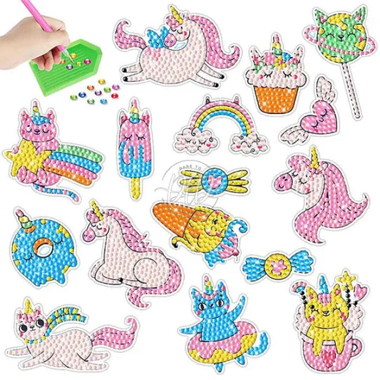 2Pcs Gem Sticker Diamond Art