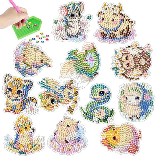 2Pcs Gem Sticker Diamond Art