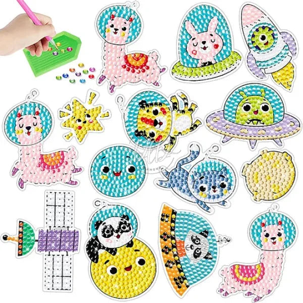 2Pcs Gem Sticker Diamond Art