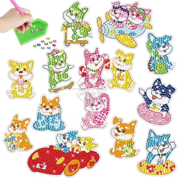 2Pcs Gem Sticker Diamond Art