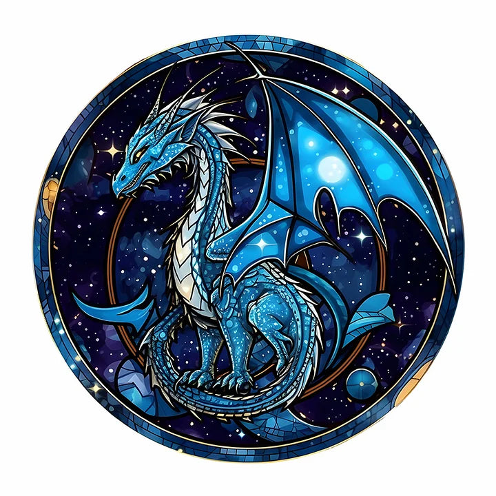 Pterodactyl Glass Painting