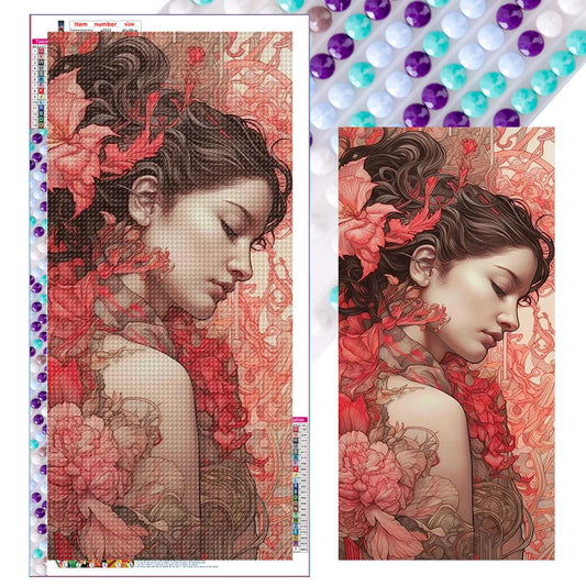Woman Among Flowers