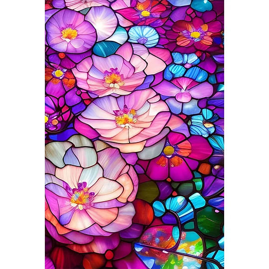 Lotus Glass Painting