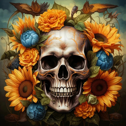 Flower Skull