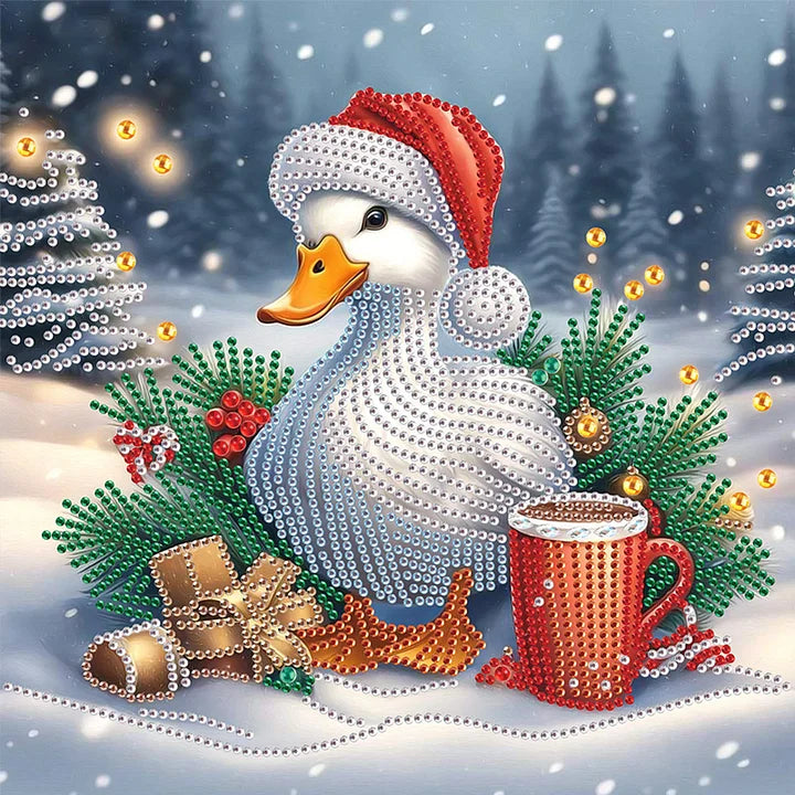 Winter Christmas Duck
