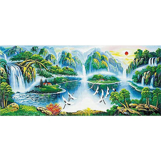 Crane Dance Landscape