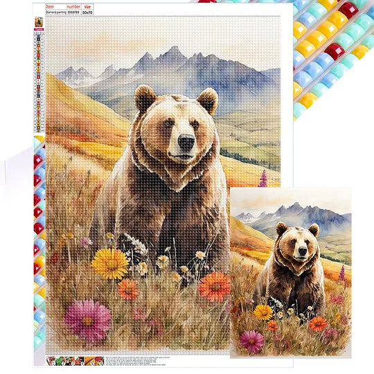 Brown Bear On The Mountain