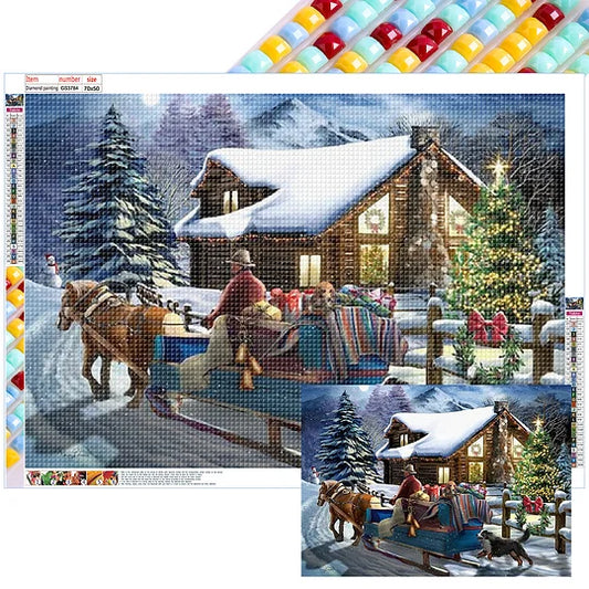 Christmas Snow Scene
