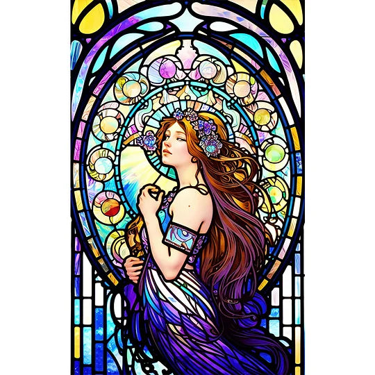 Beauty Glass Painting