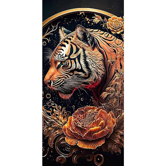 Vintage Carved Tiger