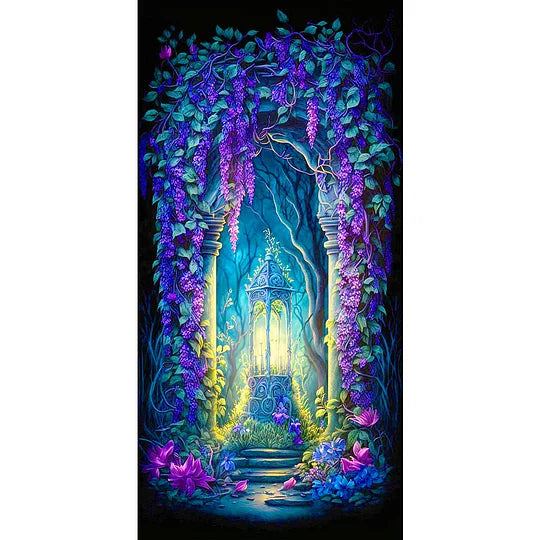 Wisteria Lamp Scene