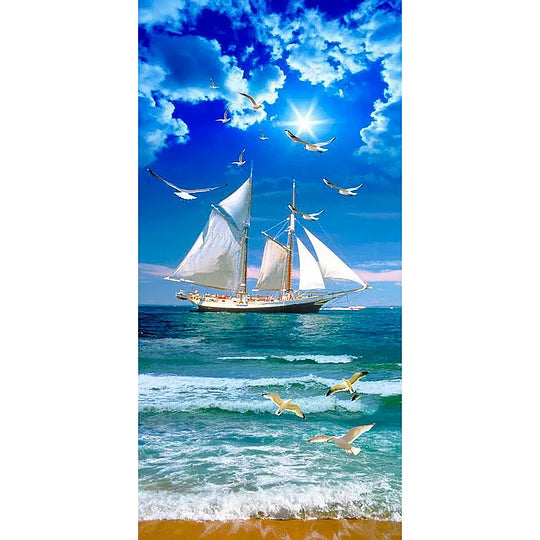 Sailboat Waves