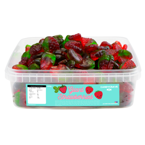 Candycrave Giant Strawberries Tub