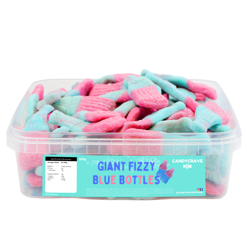Candycrave Giant Fizzy Bubblegum Bottles Tub