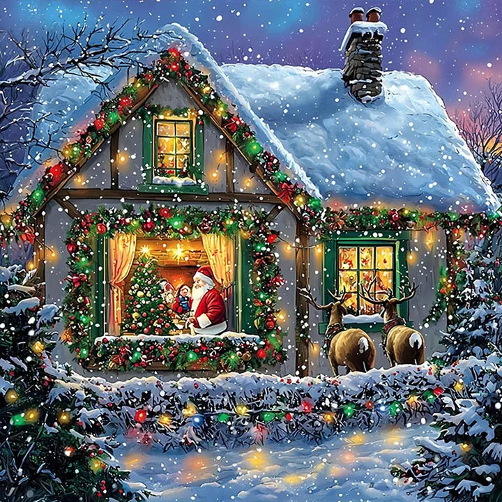 Christmas Snow Scene