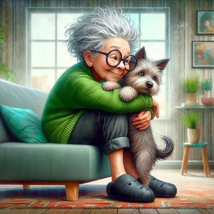 Granny And Little Girl With Afro Hair