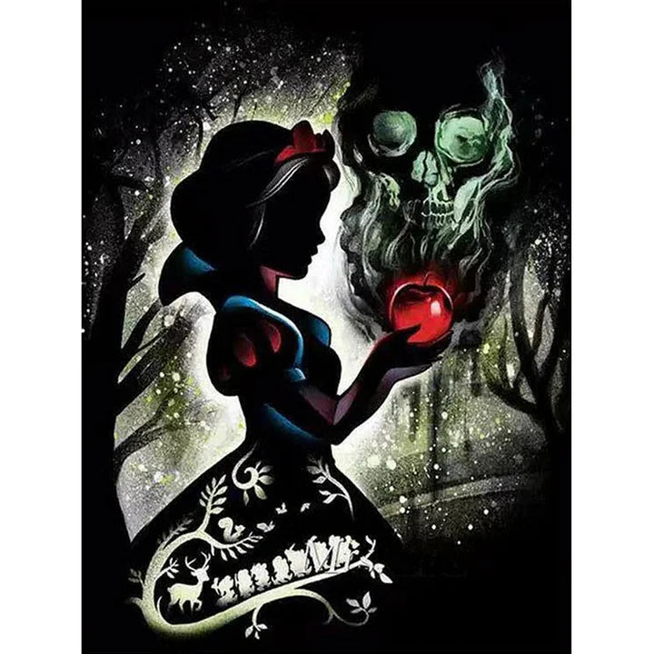 Cartoon Princess Silhouette