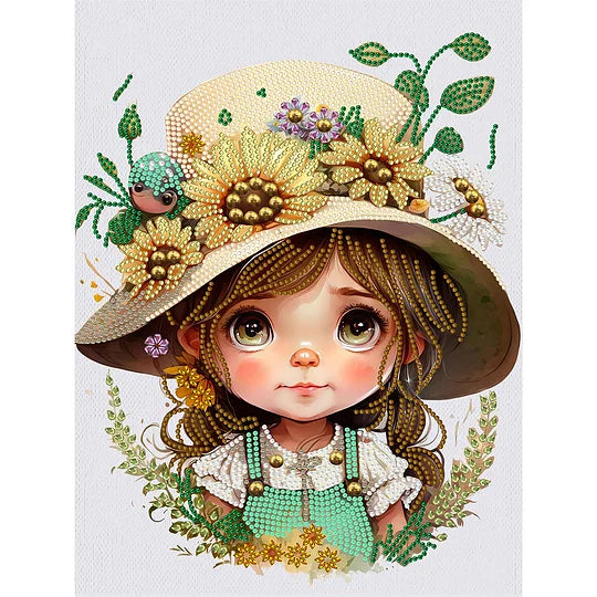 Flower Hat Girl