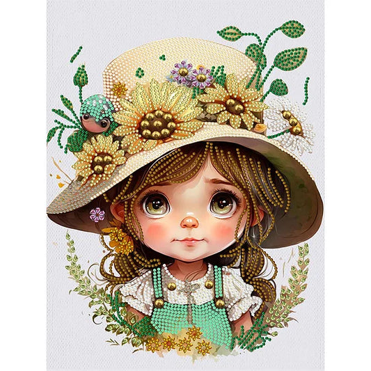 Flower Hat Girl