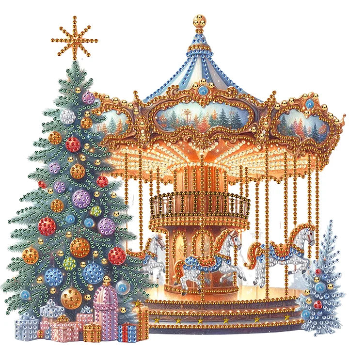 Christmas Tree And Carousel