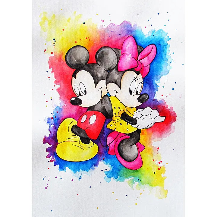 Happy Cartoon Mouse 30x40cm(canvas)