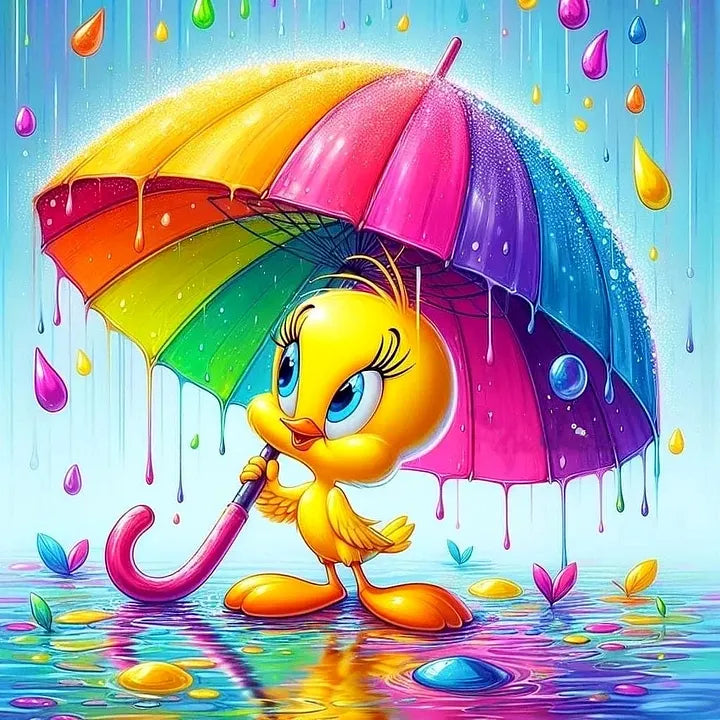 Cartoon Duck 30*30 Canvas