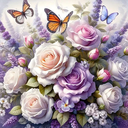 Butterfly Flower Cluster