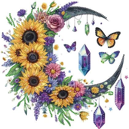 Moon And Sunflower