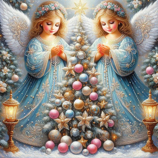 Christmas Tree And Angel