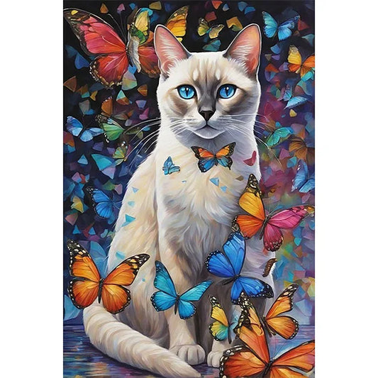 Butterfly And Cat