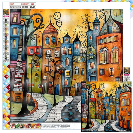 Colour Cartoon Houses