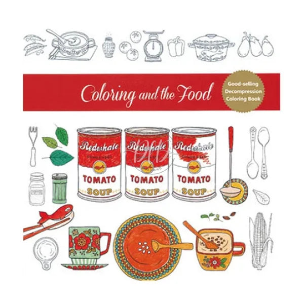 Delicious Time Coloring Book 24 Pages