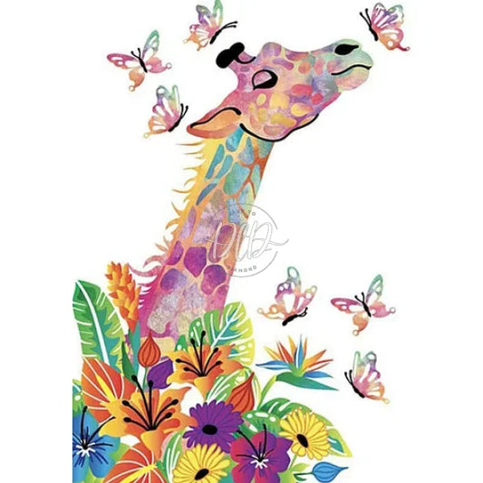Giraffe 20*30Cm(Canvas) Full Square Drill Diamond Painting