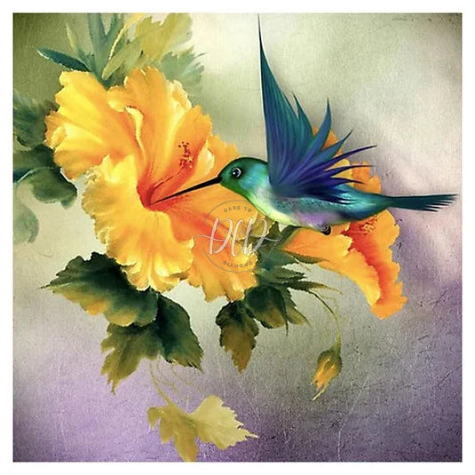 Hummingbirds Gather Honey 20*20Cm Paint By Numbers