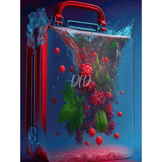 Raspberry In Bag 30*40Cm(Canvas) Full Round Drill Diamond Painting