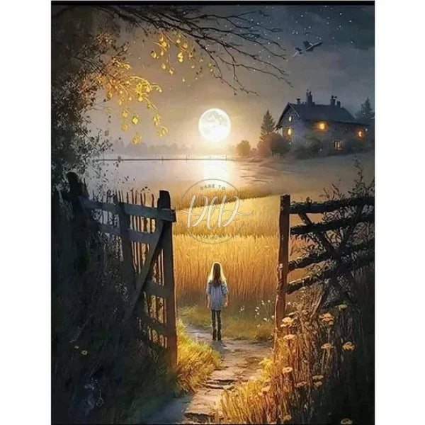 Sunset 30*40Cm(Canvas) Full Round Drill Diamond Painting