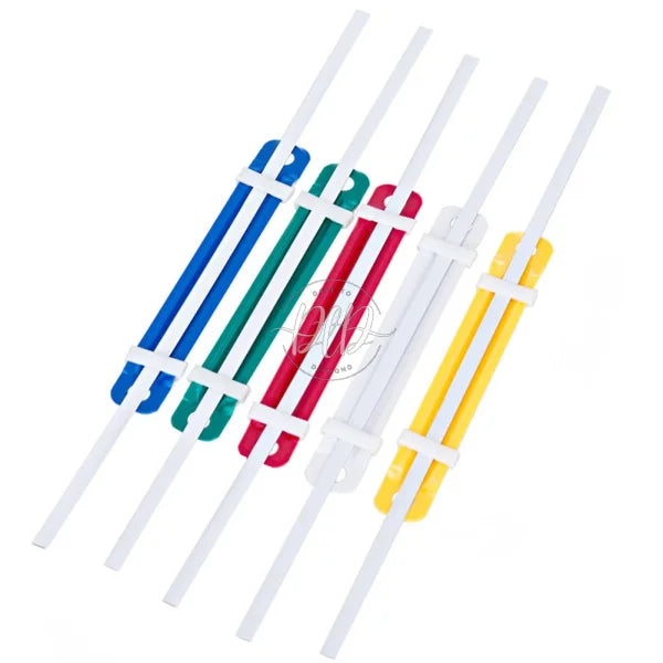 25Pcs 2 Holes Binding Clips Strip Diamond Painting Canvas Storage Binder