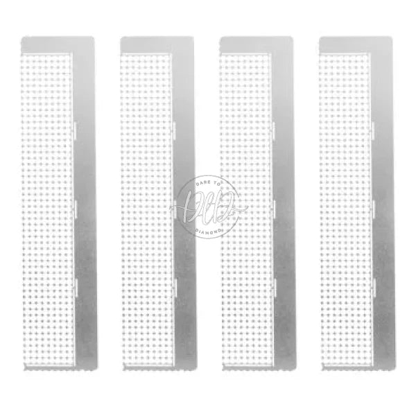 408 Holes Diy Diamond Painting Tools Round Drill Ruler Cross Stitch Scale