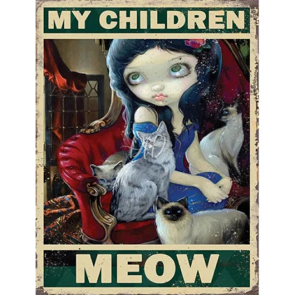 Big Eyes Girl Poster