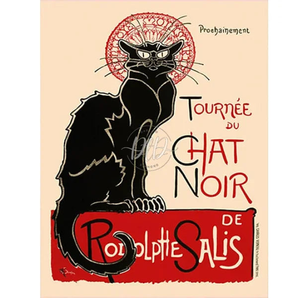 Black Cat Calligraphy And Painting