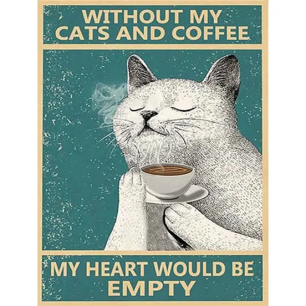 Cat Poster Painting