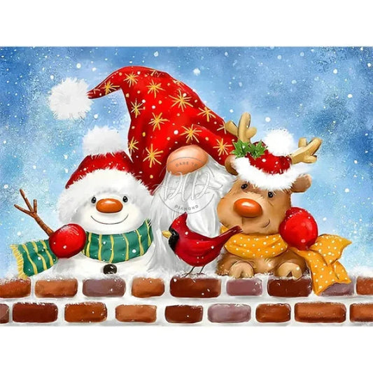 Christmas Snowman Fawn Goblin Festival