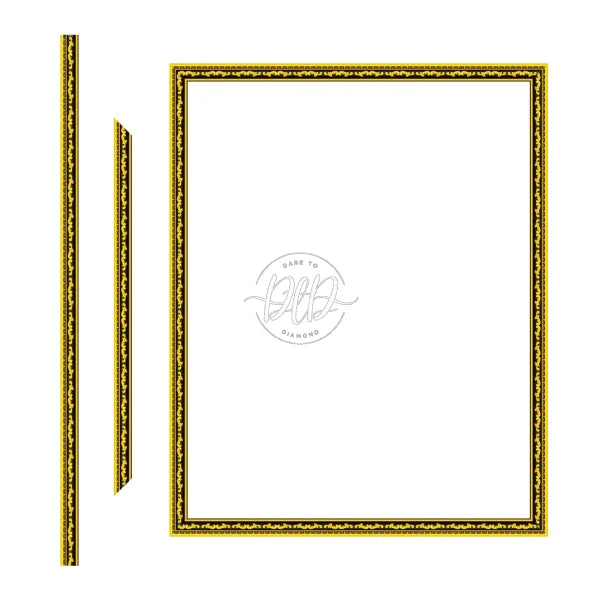 Diy Picture Frame Wall Sticker Self Adhesive Tape Kit For Oil Paint Poster