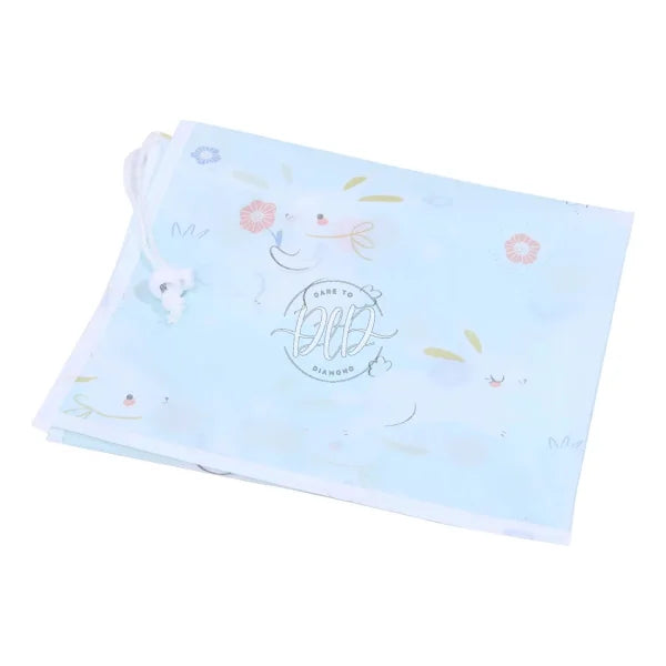 Dustproof Cloth Roll Painting Pouch Waterproof Embroidery Organizer For Home