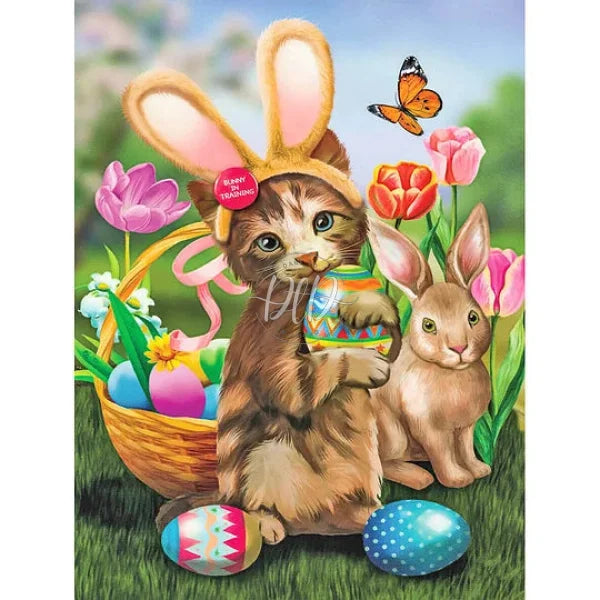 Easter Cat Bunny